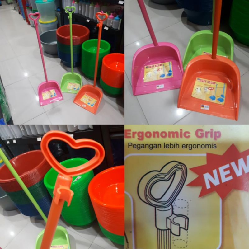 Pengki/Sekop Sampah Nagata 0406 Serokan Sampah Pengki Nagata Warna