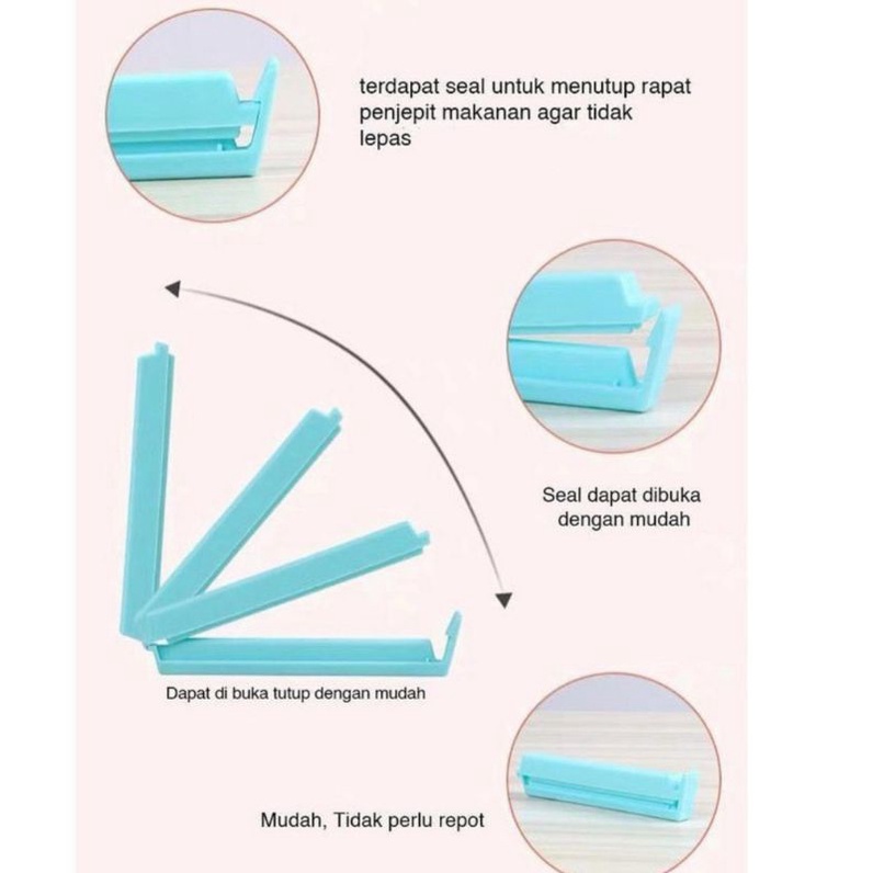 PENJEPIT KEMASAN SNACK / PENJEPIT PLASTIK MAKANAN CEMILAN JEPITAN SNACK PENYEGEL PLASTIK CLIP FOOD