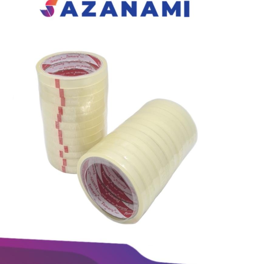 

정 2 Lusin isolasi Tamaru 12mm X 40Y 1/2 Inch isolasi selotip bening - 1 PACK 24 ROLL Update