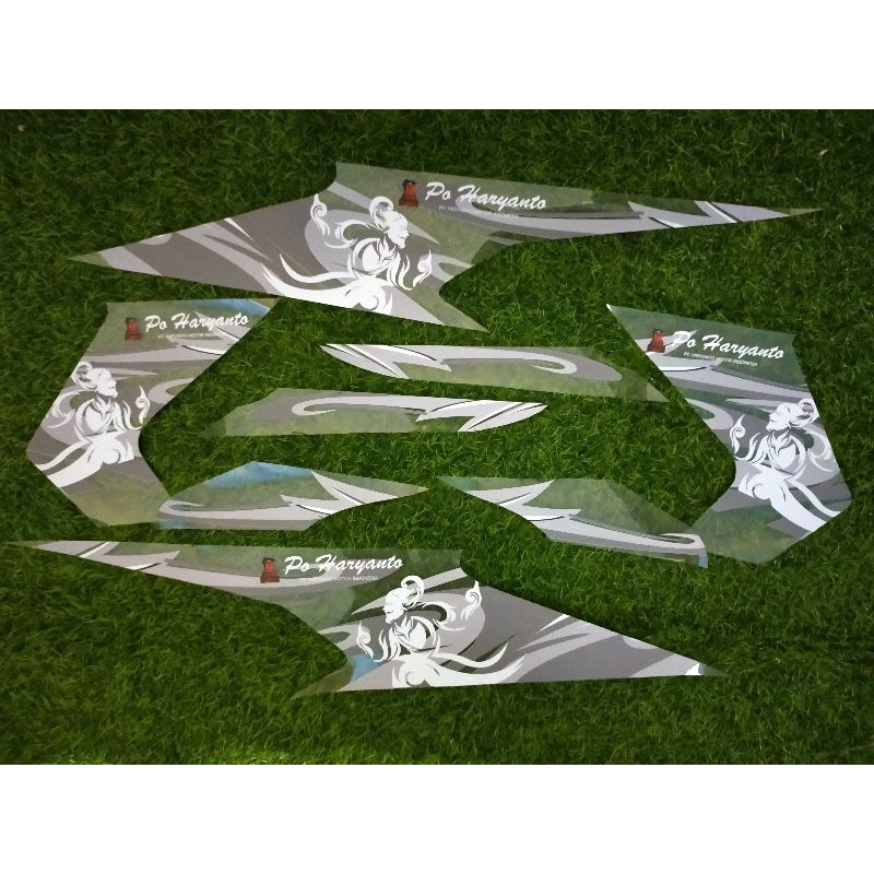 STRIPING TRANSPARAN VARIO TECHNO 110 LIVERY BUS PO HARYANTO