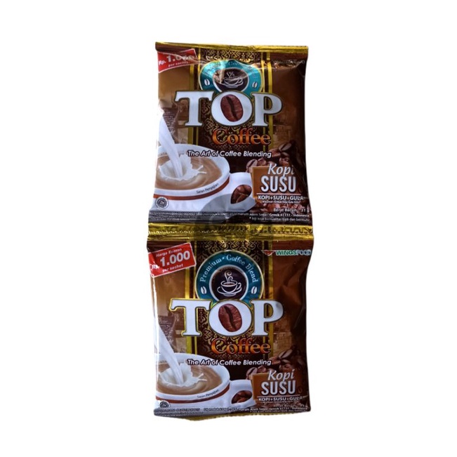 

Top Coffee Gula Aren Renteng Isi 12pc Sachet Kopi Bubuk Instan 31gr Sachet Top