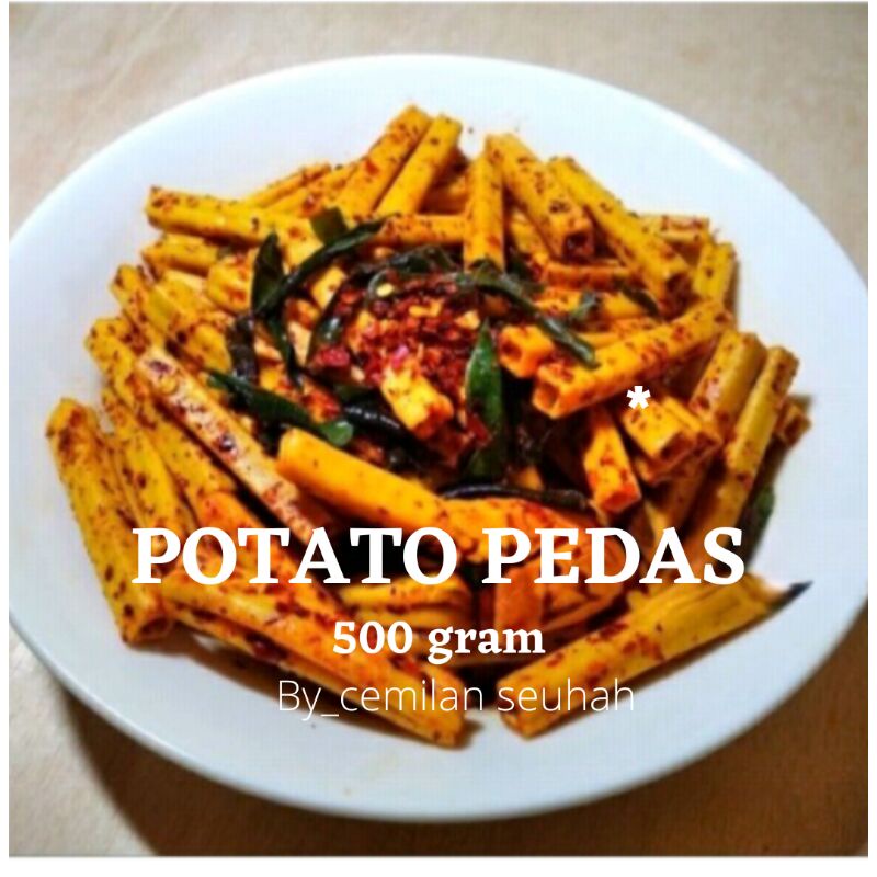 Potato pedas daun jeruk isi 500 gram