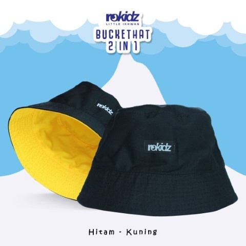 Buckethat ROKIDZ Topi Bucket Hat 2 In 1 Anak