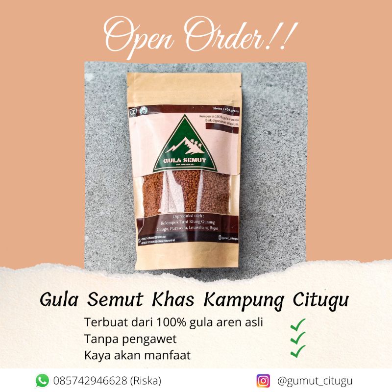 Jual Gula Semut Khas Kampung Citugu Shopee Indonesia