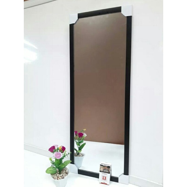 CERMIN RiAS/CERMiN DINDING(35×90)ful Body-Hitam minimalis