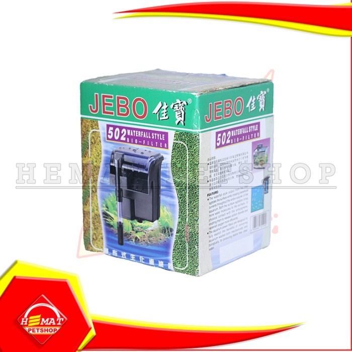 Jebo 502 Filter Gantung Hang on Filter Aquarium Akuarium