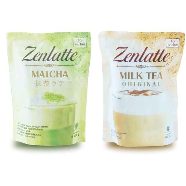 ZENLATTE POUCH ISI 10 SACHET X 20GRAM/centraltrenggalek