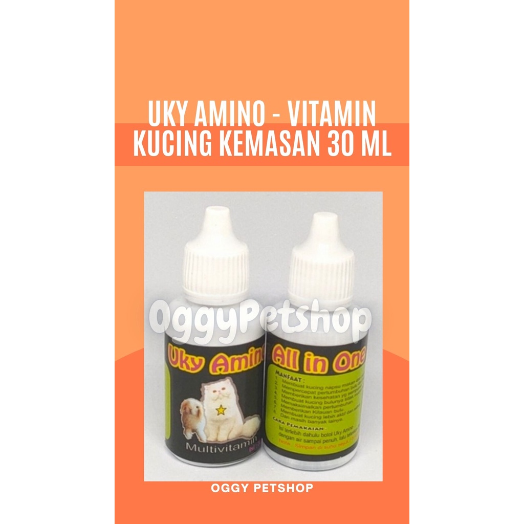 Uky Amino - Vitamin Kucing Kemasan 30 mL