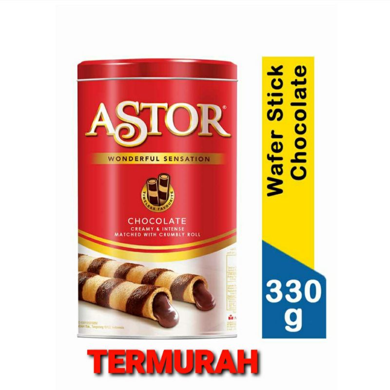 

Astor Wafer Srick Chocolate 330g Kue Kaleng Lebaran