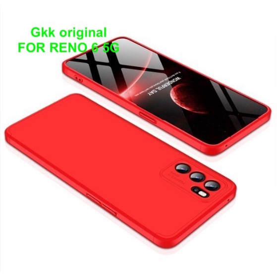 Reno 6 5G/ VERSI 5G HardCase Gkk Full Protection 360 Original