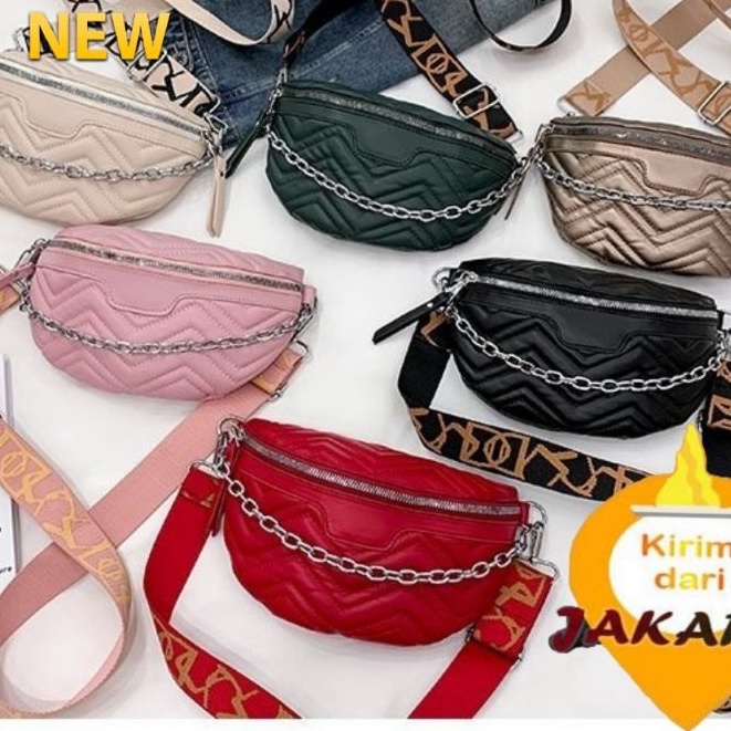 (2PC BISA IKG)GTBI99885693  NEW ARRIVAL !!! TAS PINGGANG  IMPORT PREMIUM TERBARU