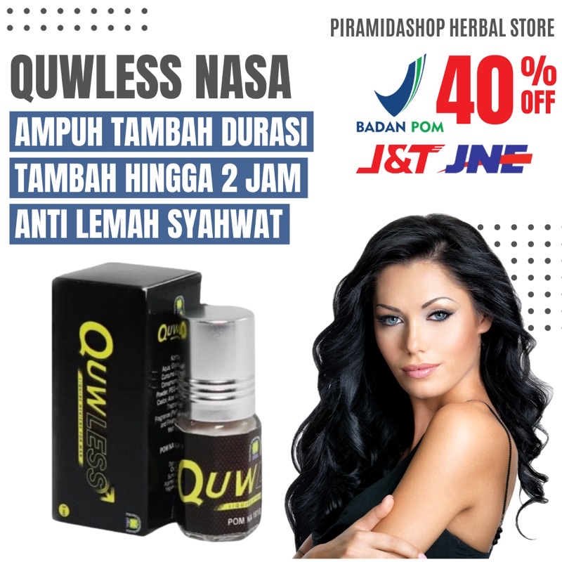 Quwless Nasa Asli Original Obat Kuat Pria Tahan Lama