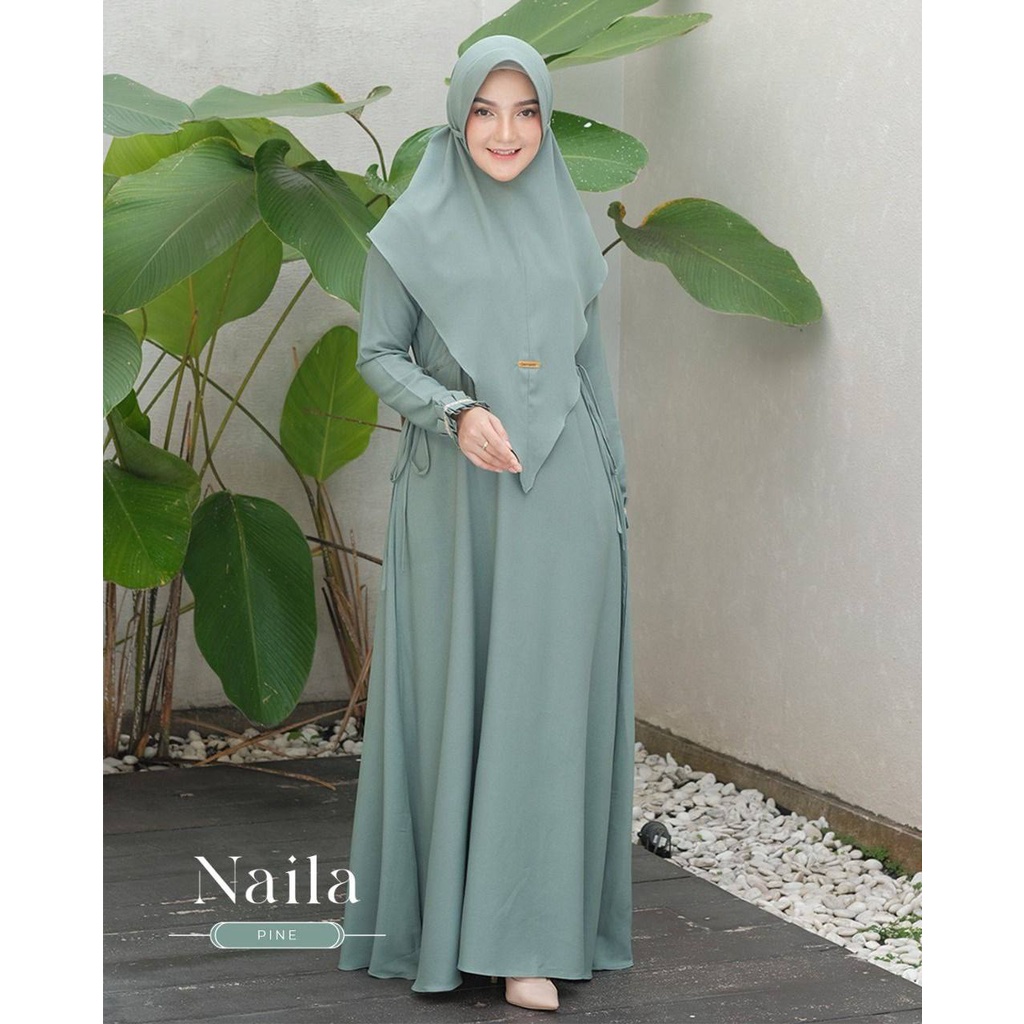 Gamis Dewasa Set Naila Syar'i By Denizer Daily