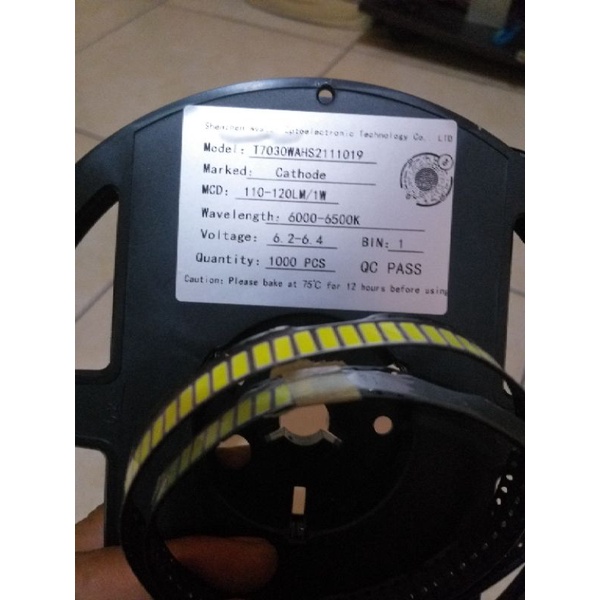 LED SMD BACKLIGHT 7030 WHITE 6V 1W/25PCS