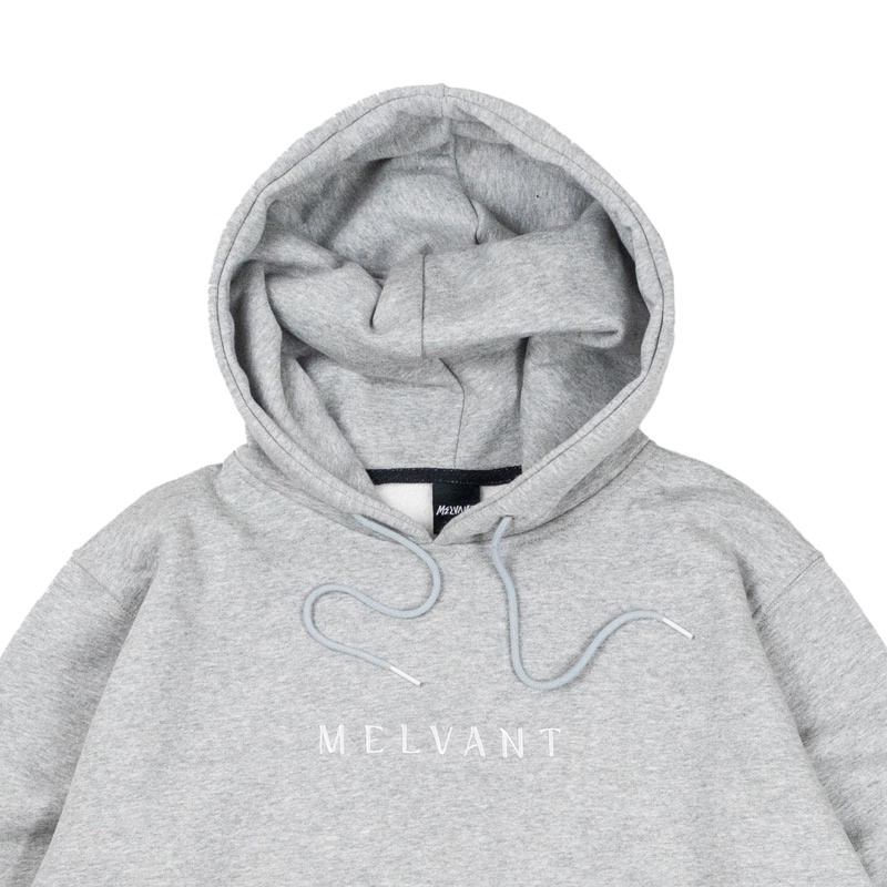 MHD ABRAHAM WHITE MISTY - MELVANT PULLOVER HOODIE