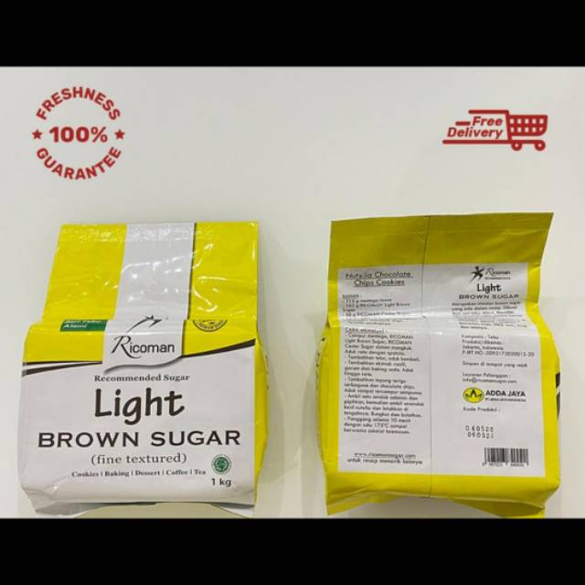

Ricoman light brown sugar 1kg
