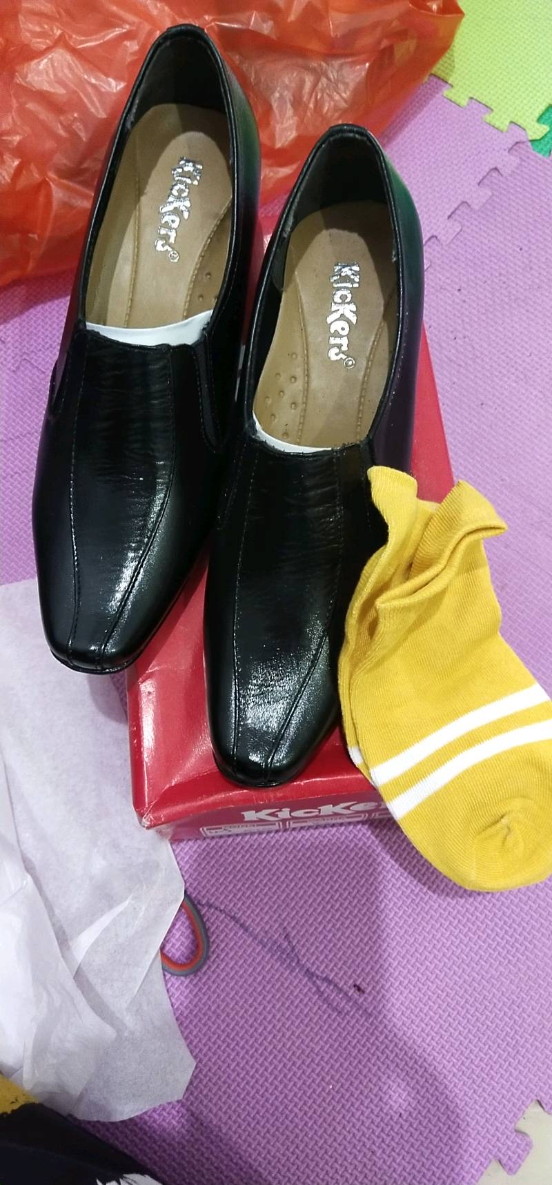 Sepatu Kickers - Sepatu Pantofel Wanita Cewe Formal Kerja Kantor Guru Pns Kulit Asli