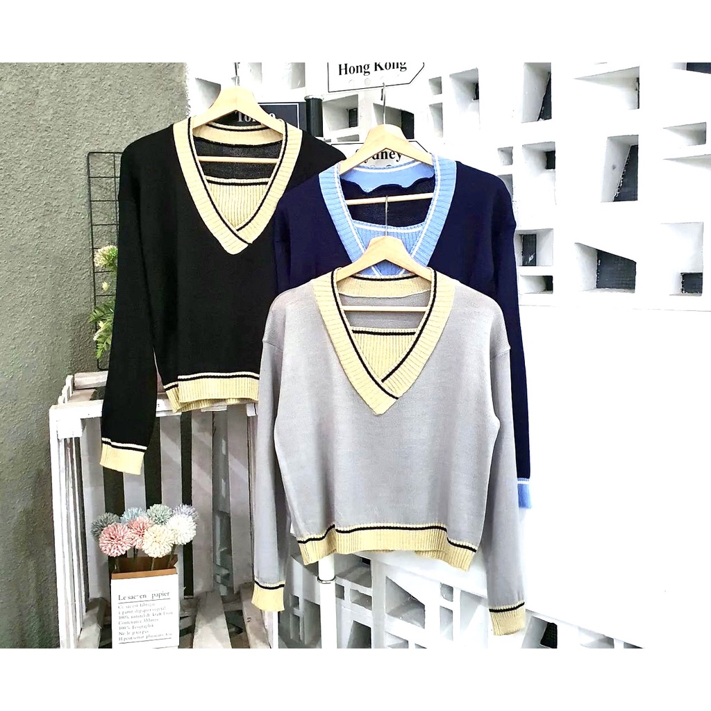 Julie knit sweater atasan wanita