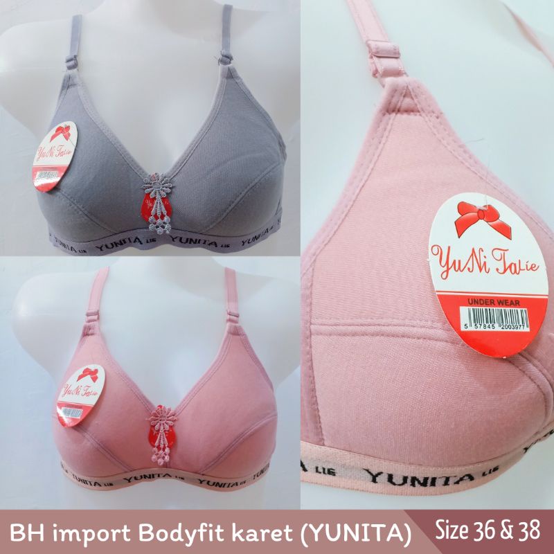 BRA/BH SPORT MERK YUNITA-Tanpa Kawat dan Tanpa Busa-Pakaian Dalam Wanita Nyaman diPakai-Bisa COD