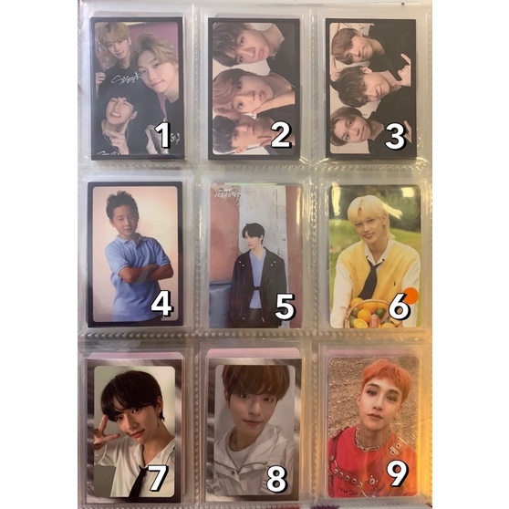 wts photocard pc stray kids skz unit imn ch hyunjin bangchan levanter nacific felix seungmin noeasy 
