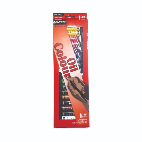 

V tec oil colour cat minyak set 12 18 warna 12 ml