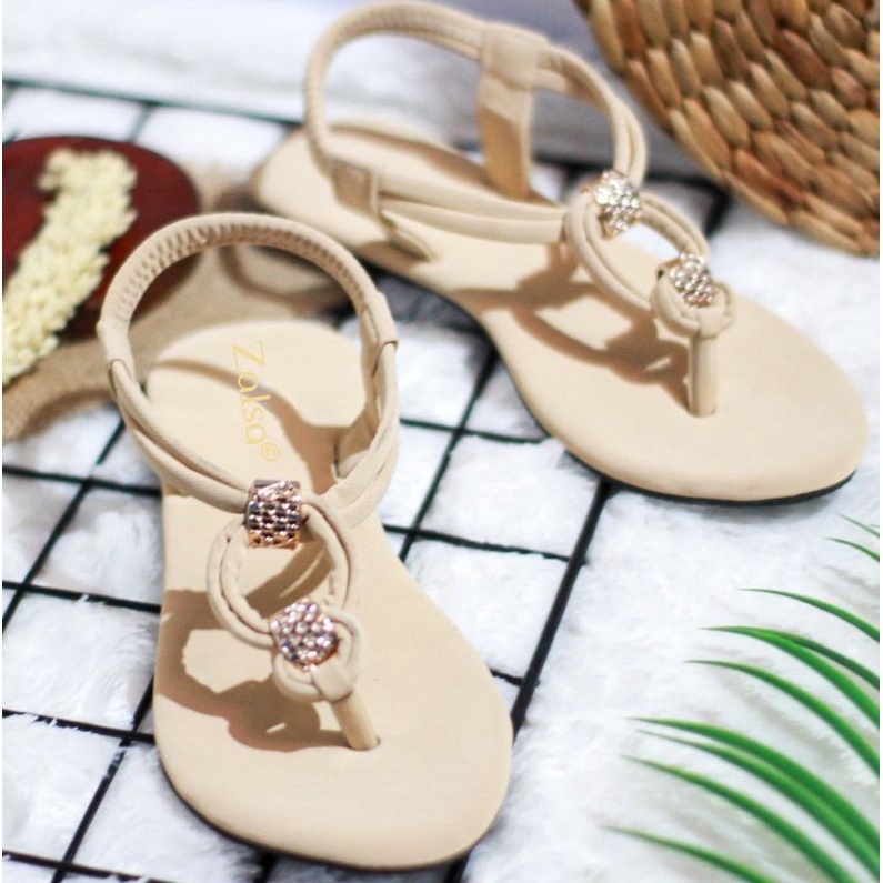 Sandal Teplek/Flatshoes wanita CINCIN PERMATA