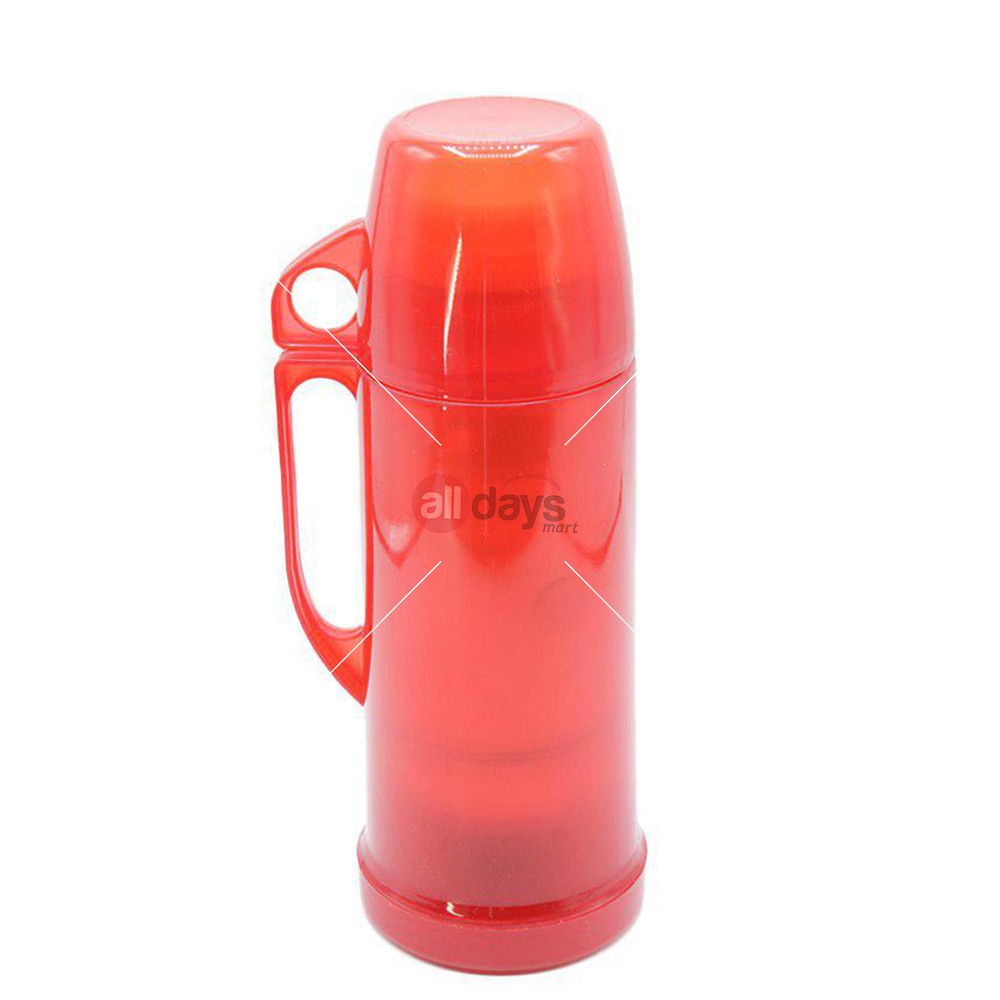 Alldaysmart Termos Glass Transparant Vacuum Flask 1008C 450ml