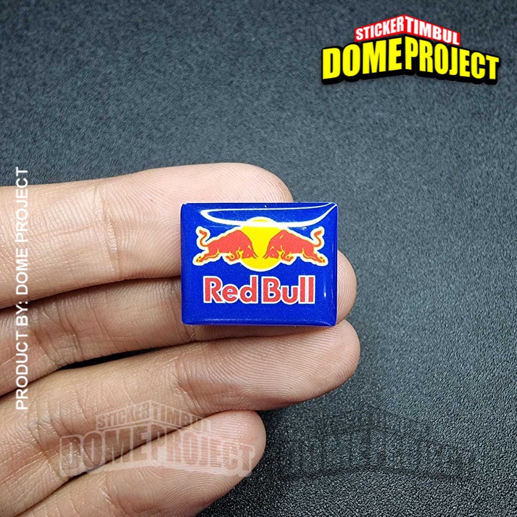 EMBLEM SPIDOMETER HONDA LOGO REDBULL STIKER TIMBUL AKSESORIS MOTOR STICKER SPEEDOMETER