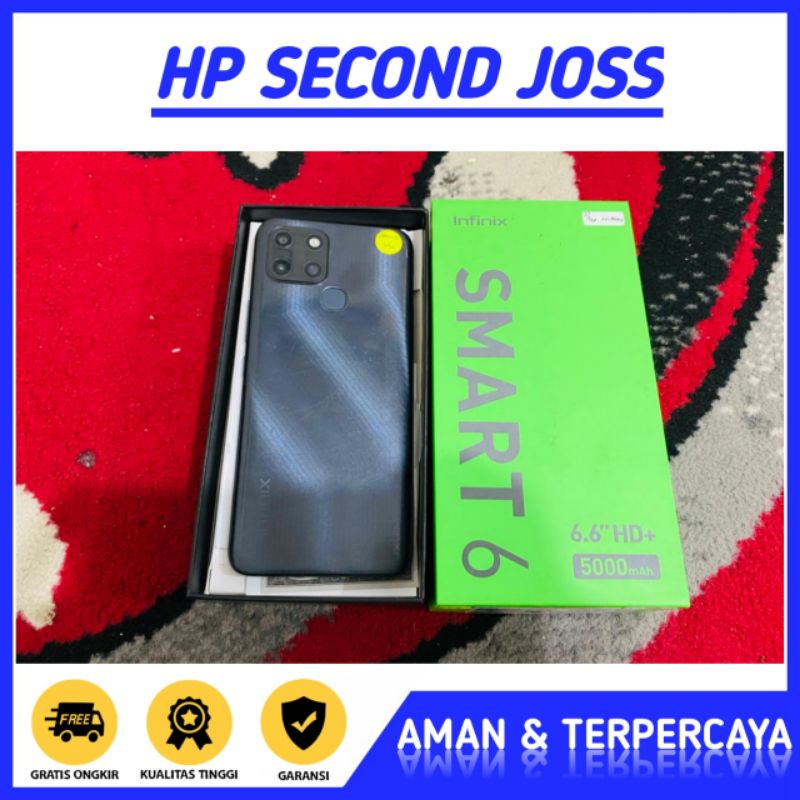 infinix smart 6 Ram 2/32 Gb Second bergaransi