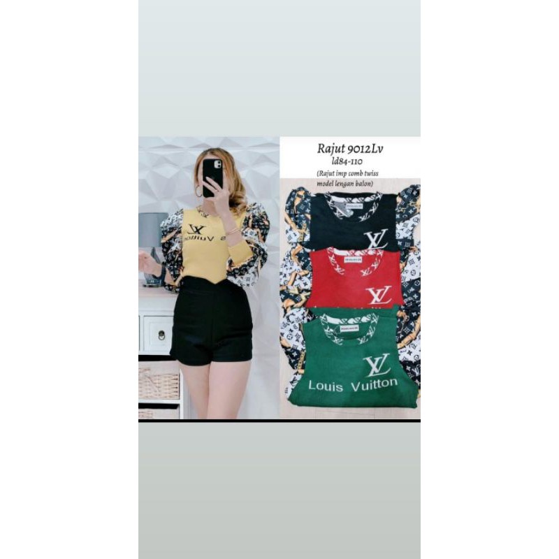 ATASAN LV(LOUIS VUITTON)/ATASAN RAJUT/RAJUT IMPORT/ATASAN TGN BALON