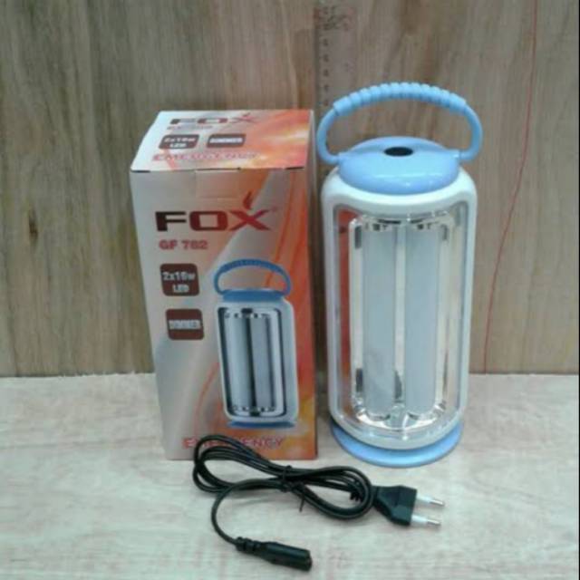 [Bisa COD] paling terang Lampu emergency lampu darurat rechargeable fox