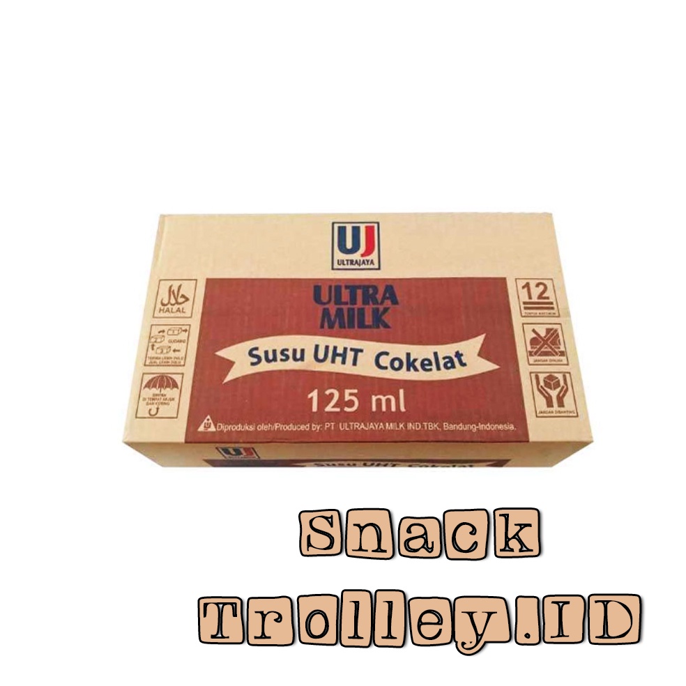 

SUSU ULTRA Jaya Susu UHT Ultra Milk Cokelat [125 mL/ 40 Pcs/Dus]