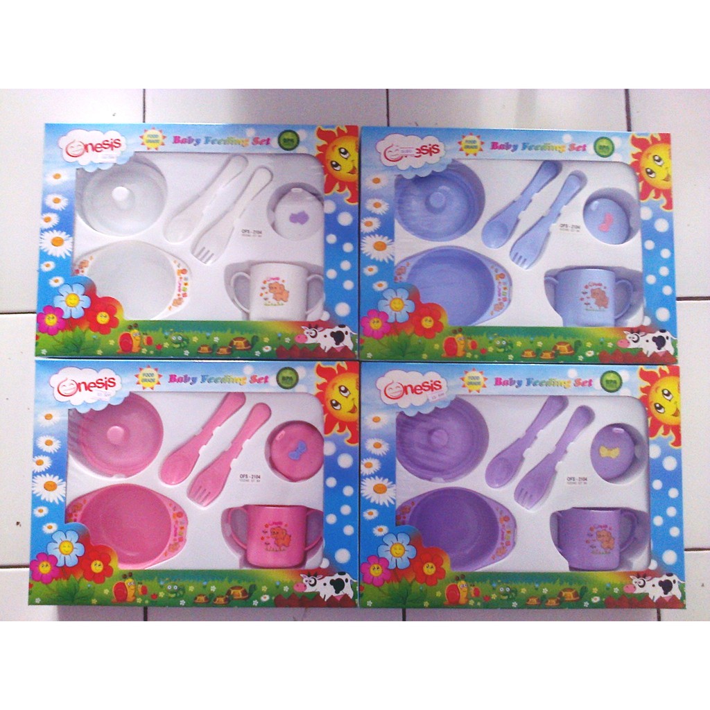 Feeding set M4/M1, Tempat makan baby, Tempat makan BPA FREE