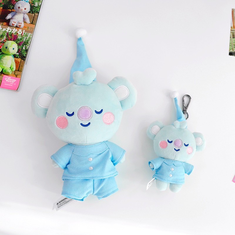 [BS] BISA COD Key Chain Pajama BTS BT21 KPOP Bag Charm Gantungan Kunci Dream Baby Plush - KP778
