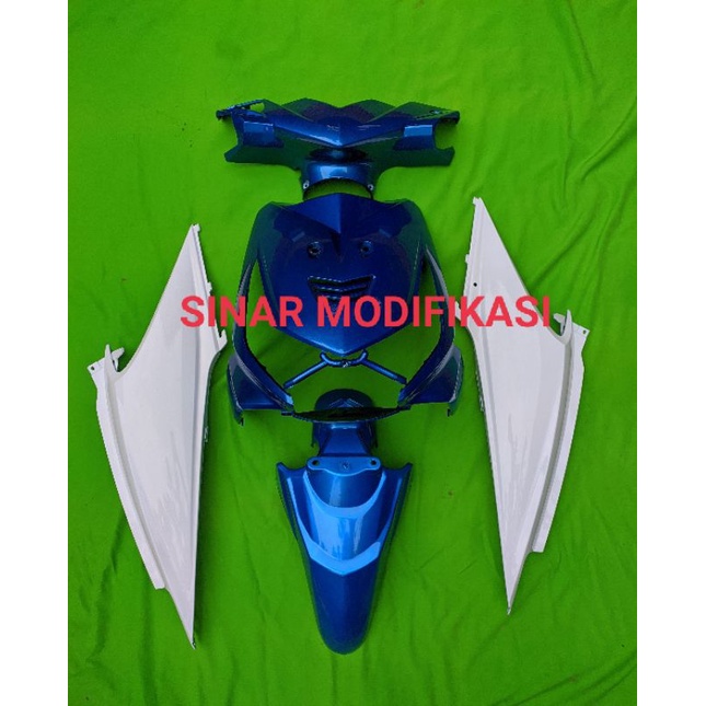 Full Body Halus Beat Karbu Biru Putih