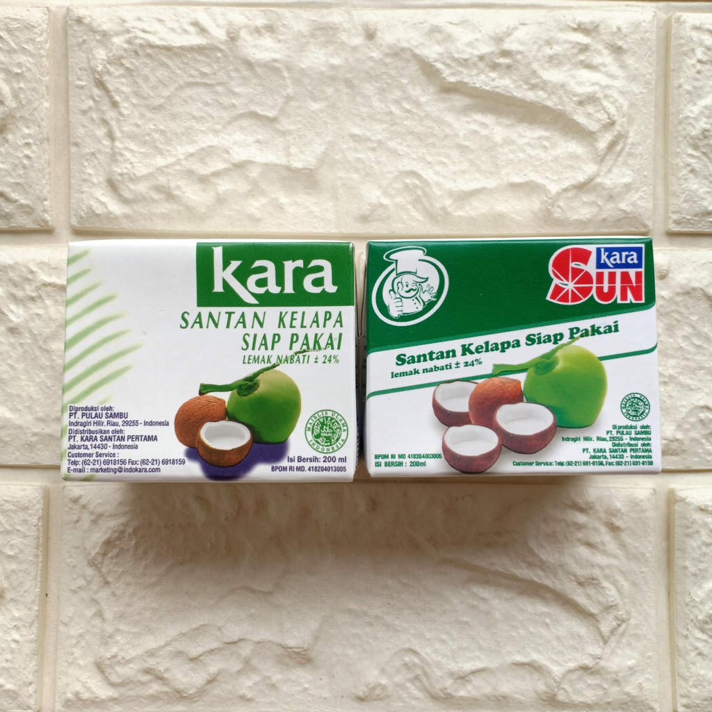 Sun Kara Santan Kelapa Siap Pakai 200ml 200 ml