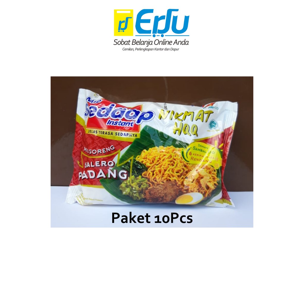 

Paket 10Pcs Mie Sedaap Mie Goreng SALERO PADANG