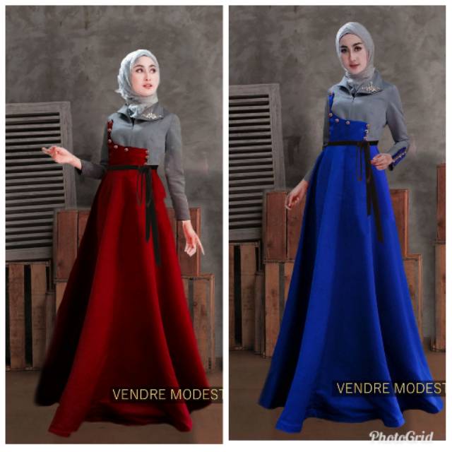 Thara Dress By Vendre Modestwear Kursien Karzai(Original)