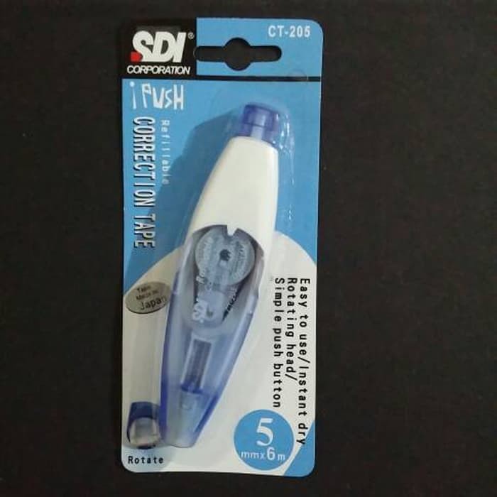 

Tipex Kenko - Refill Tipex Tombow - Correction Tape Correction Tape Sdi I-Push 6 M Ct-205 Produk