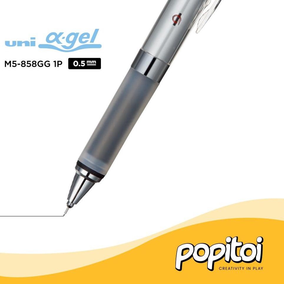 

Dijamin Miring harga.. UNI Kuru Toga Alpha Gel MGG Mechanical Pencil 0.5 mm Kurutoga pensil mekanik cetek EDB