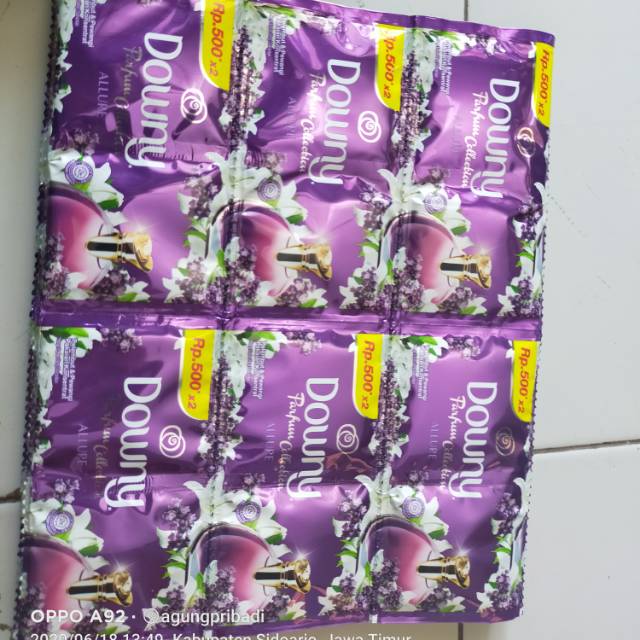 DOWNY PARFUM COLLECTION ALLURE KEMASAN SACHET 9000/LUSIN