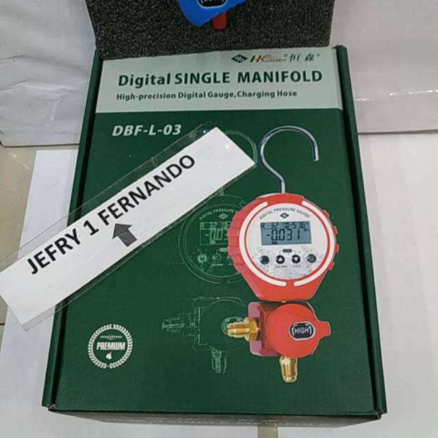 Testing manifold single digital Hengsen high multi 500psi presure gauge