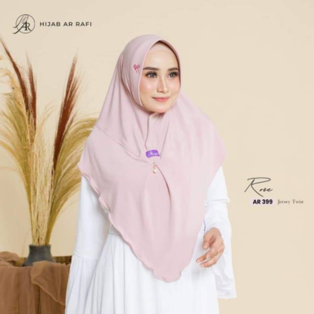 Hijab Ar Rafi AR 399 std AR 399 medium/couple hijab instan-3