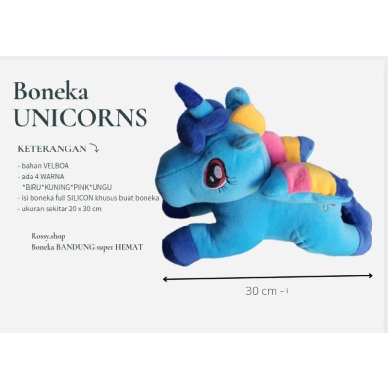 Boneka unicorn | boneka kuda poni rebahan | boneka kuda poni lucu