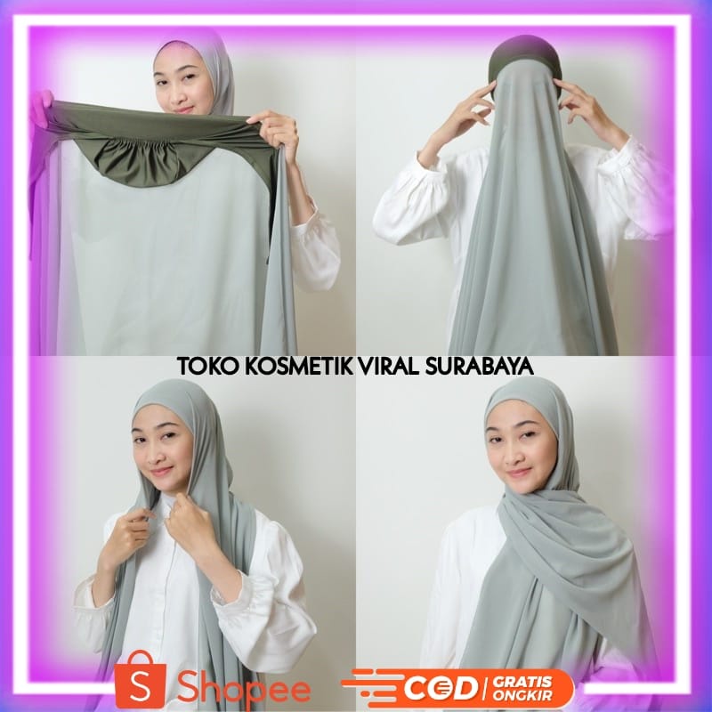 PASHMINA INNER PREMIUM 175X75CM CERUTY BABY DOLL