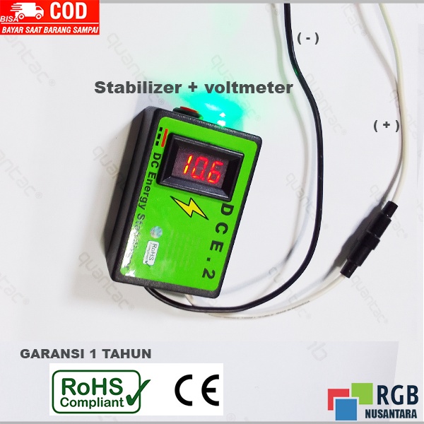 stabilizer aki acu accu motor stabilzer aki mobil stabilizer motor mobil + volt meter