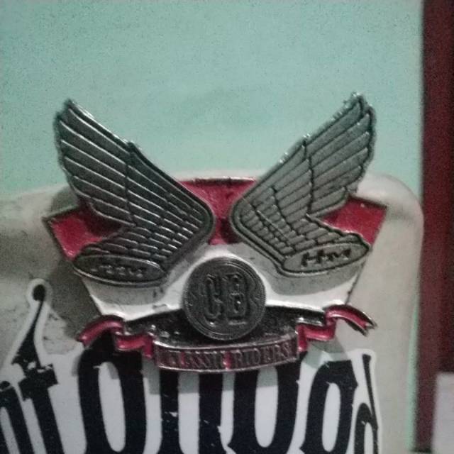 Pin cor, spin casting, emblem Honda CB