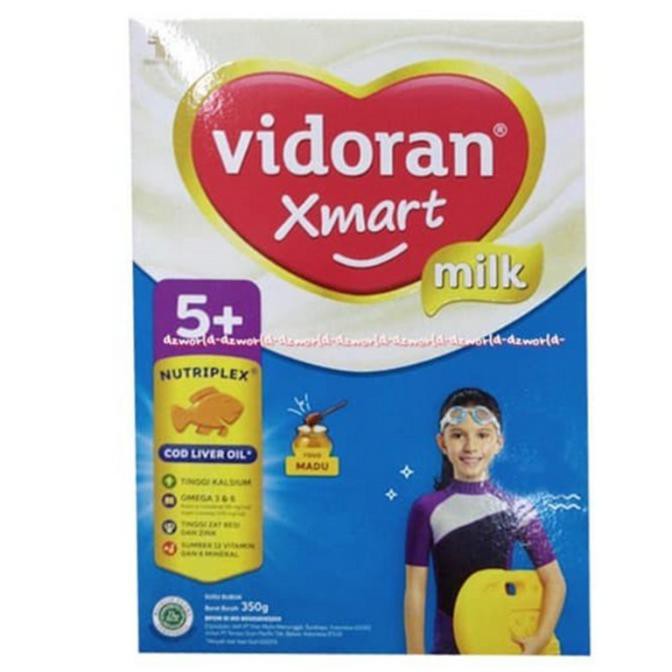 

Vidoran Xmart Milk 5 Plus Rasa Madu Susu Untuk 5-12Tahun Fidoran 375Gr ~ Order Yukkk