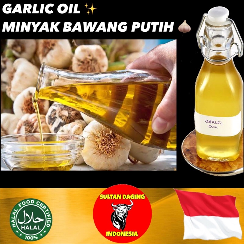 

MINYAK BAWANG PUTIH MURNI GARLIC OIL 50 ML/MINYAK MIE AYAM/MINYAK BASO/ GARLIC OIL/ FRIED GARLIC OIL/ FRIED GARLIC OIL MINYAK/ FRIED GARLIC OIL/ OIL