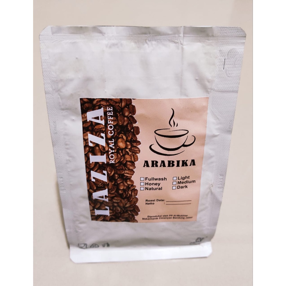 

Kopi Arabika Bubuk / Biji Rasagalor Mekarmanik Bandung Fullwash Laziza Coffee 1 Kg